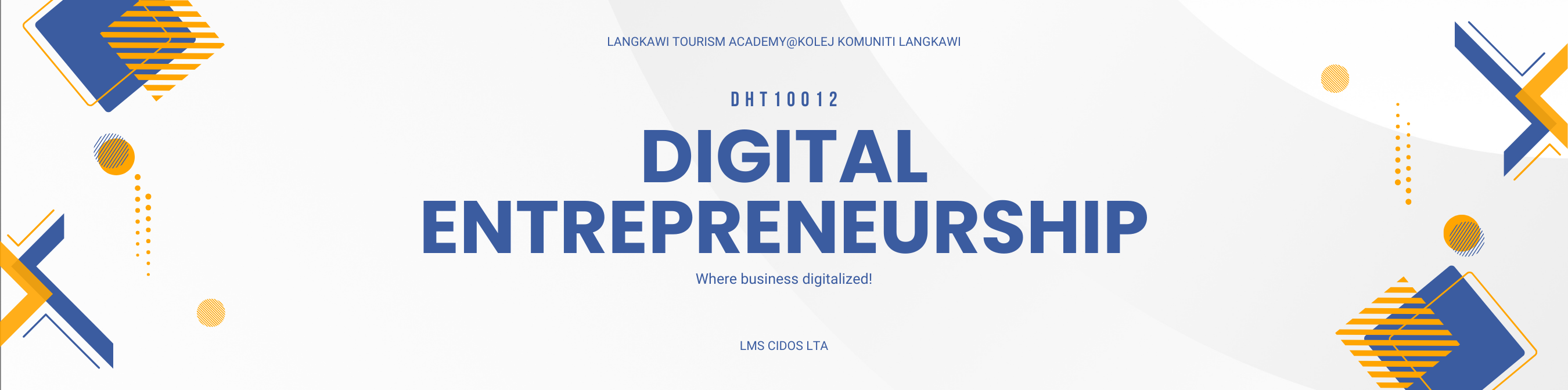 DHT10012 DIGITAL ENTREPRENEURSHIP