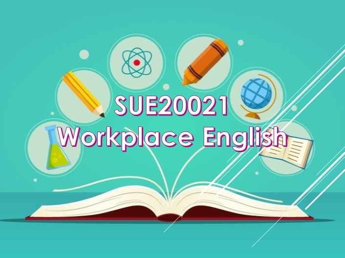 SUE 20021 Workplace English