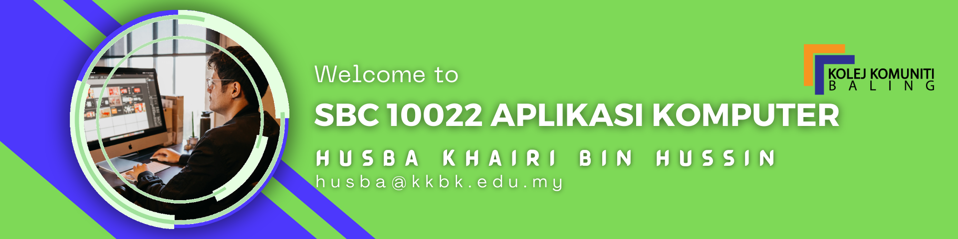 SBC10022 APLIKASI KOMPUTER