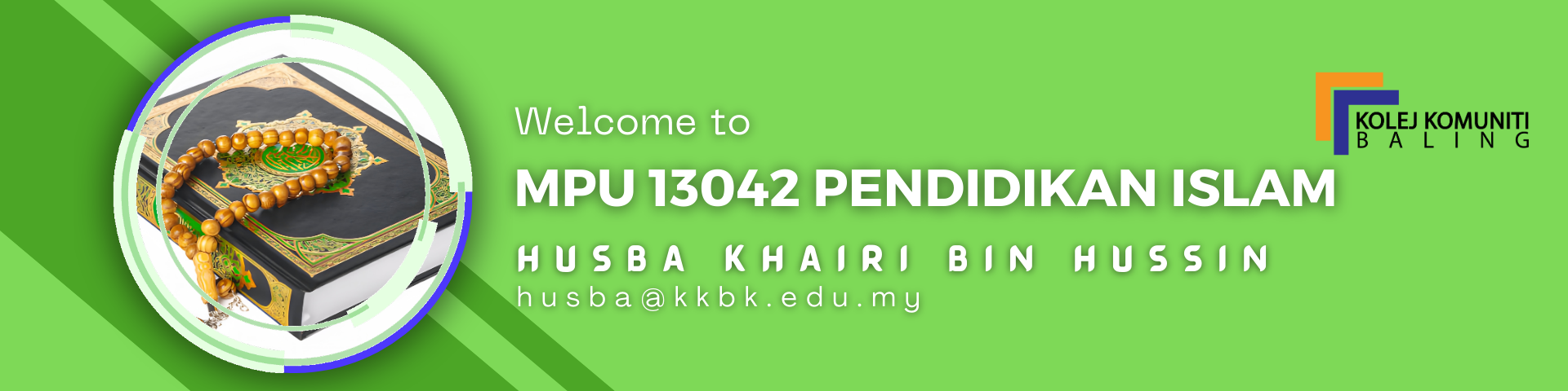 MPU13042 PENDIDIKAN ISLAM