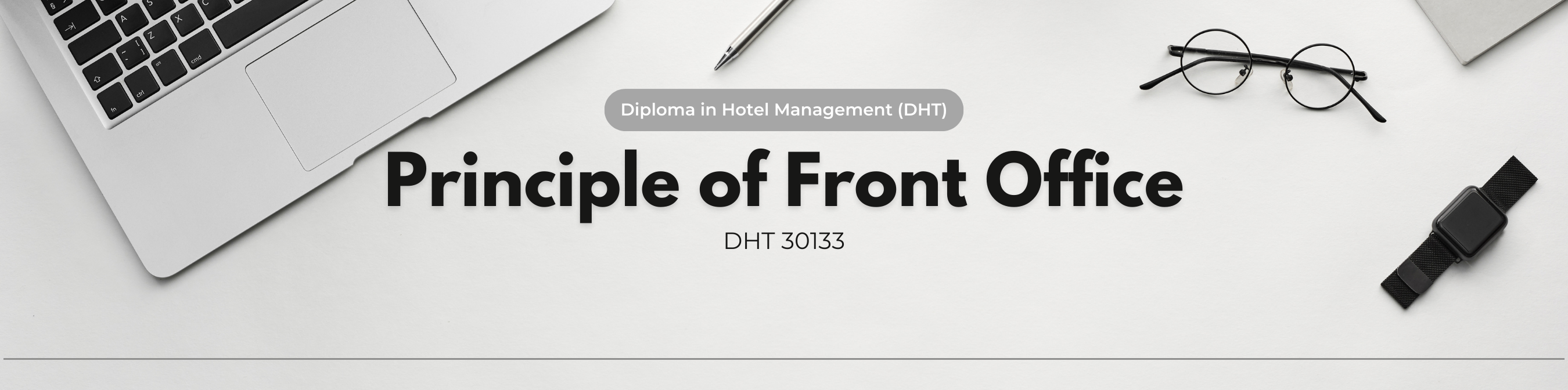 DHT30133 PRINCIPLE OF FRONT OFFICE